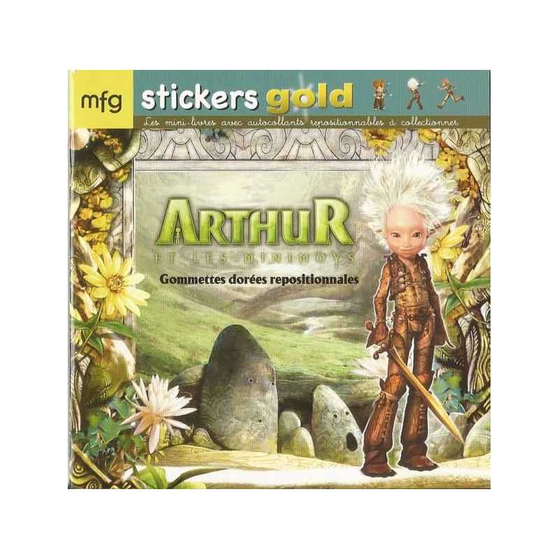 Stickers Gold Arthur et les minimoys