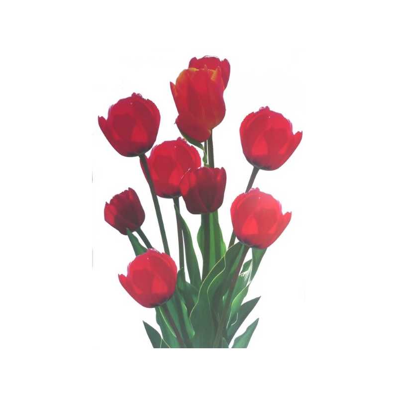 Grand stickers Tulipe