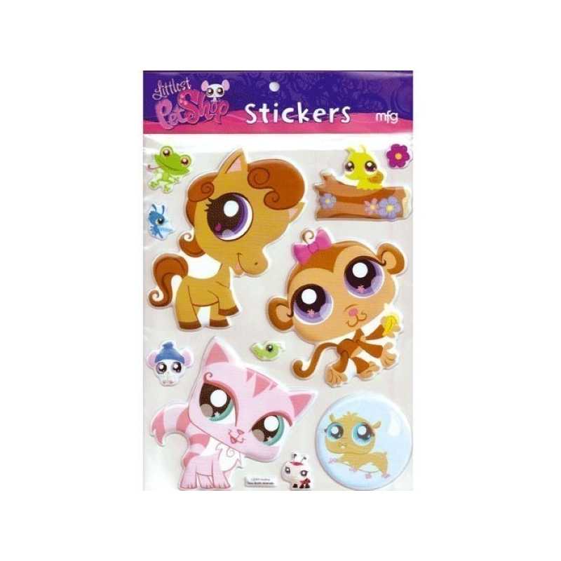 Stickers enfant mousse Pet Shop