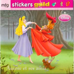 Stickers Gold Aurore et ses amis