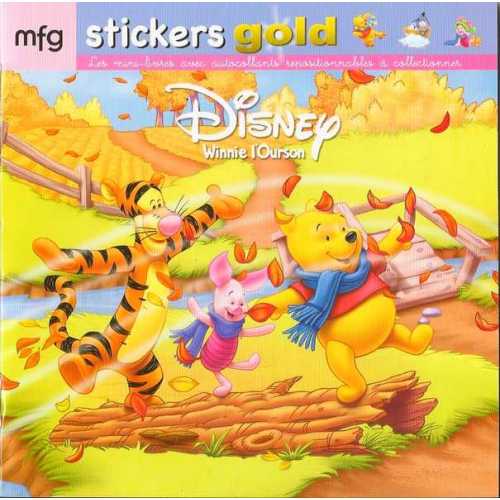 Stickers Gold Winnie l'Ourson