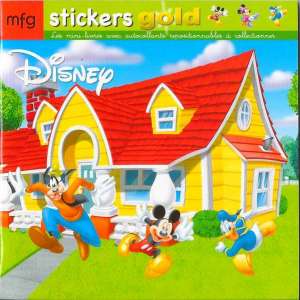 Stickers Gold Mickey et ses amis