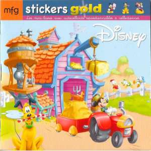 Stickers Gold Mickey et ses amis