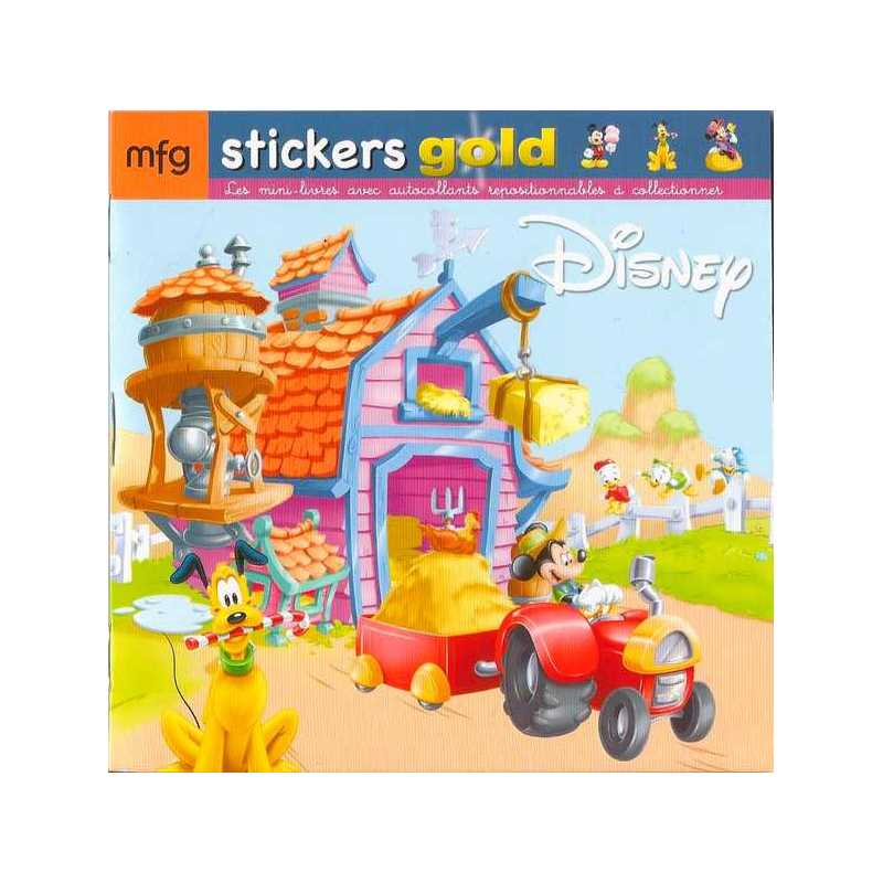 Stickers Gold Mickey et ses amis