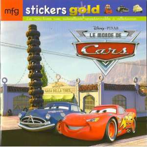 Stickers Gold Le Monde de Cars