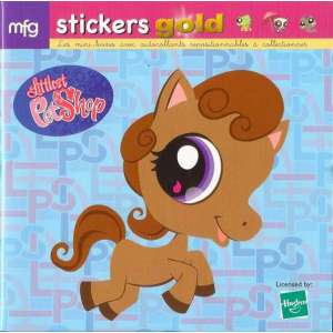 Stickers Gold Littlest PetShop