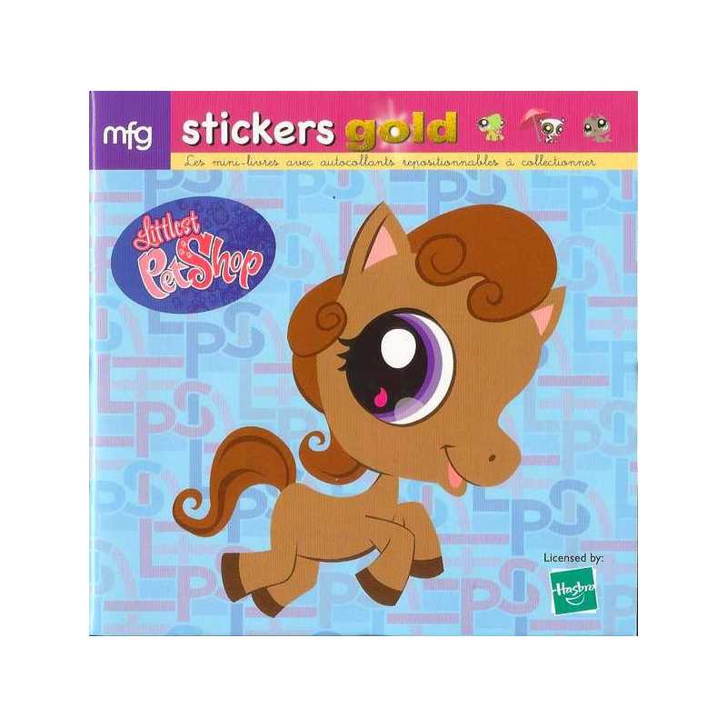 Stickers Gold Littlest PetShop