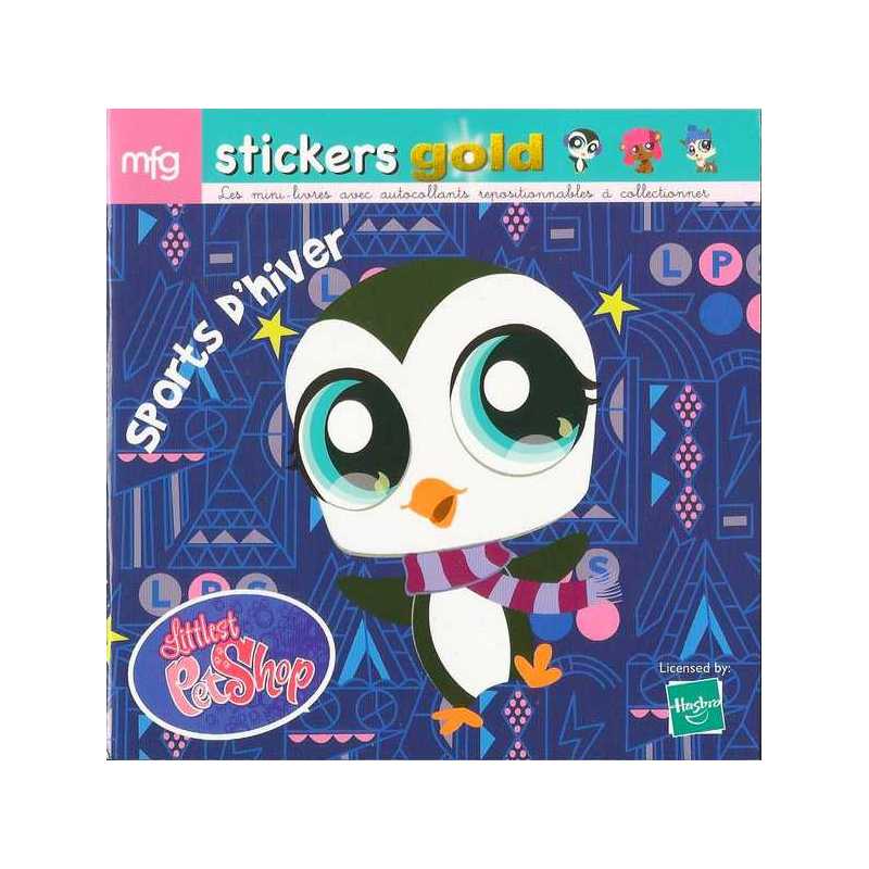 Stickers Gold Littlest PetShop Sports d'hiver