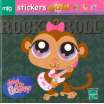 Stickers Gold Littlest PetShop Rock n roll