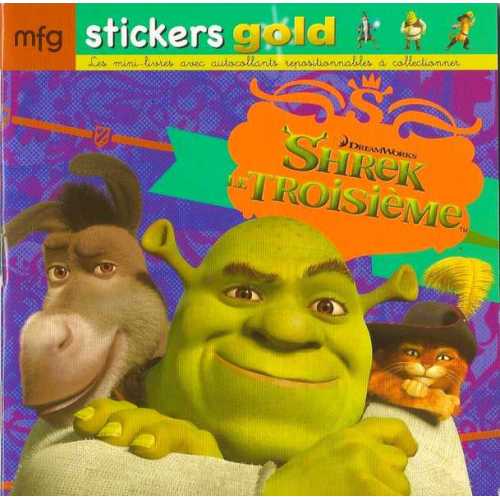 Stickers Gold Shrek Le Troisième