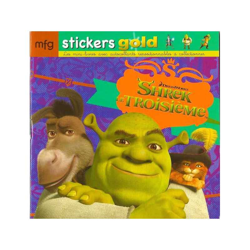 Stickers Gold Shrek Le Troisième