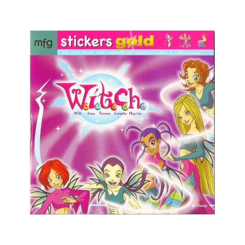 Stickers Gold Witch