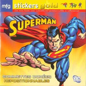 Stickers Gold Superman