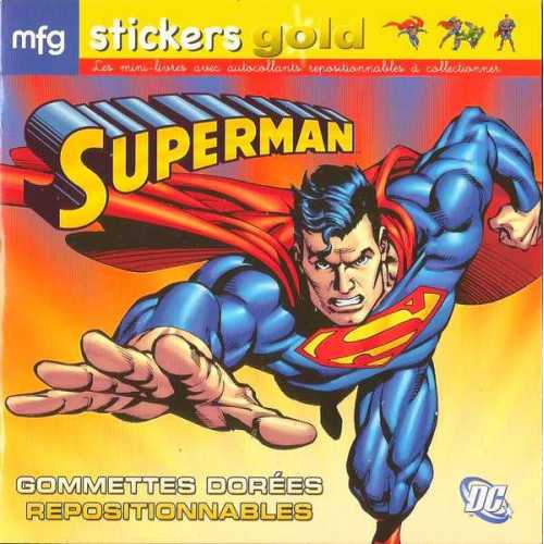 Stickers Gold Superman
