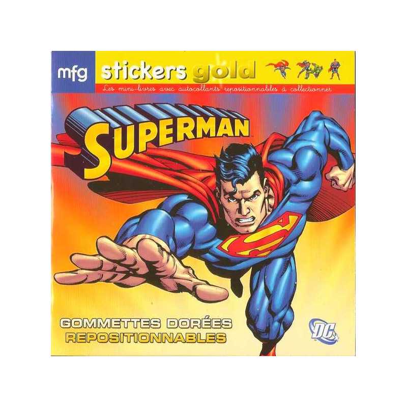 Stickers Gold Superman