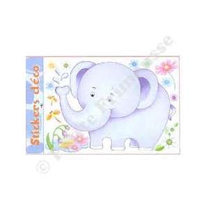 Grand stickers chambre ELEPHANT