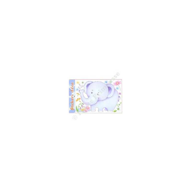Grand stickers chambre ELEPHANT