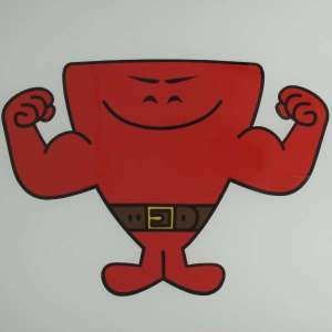 Stickers mural Monsieur Muscle