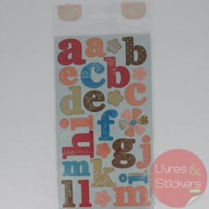 Stickers alphabet minuscule 1