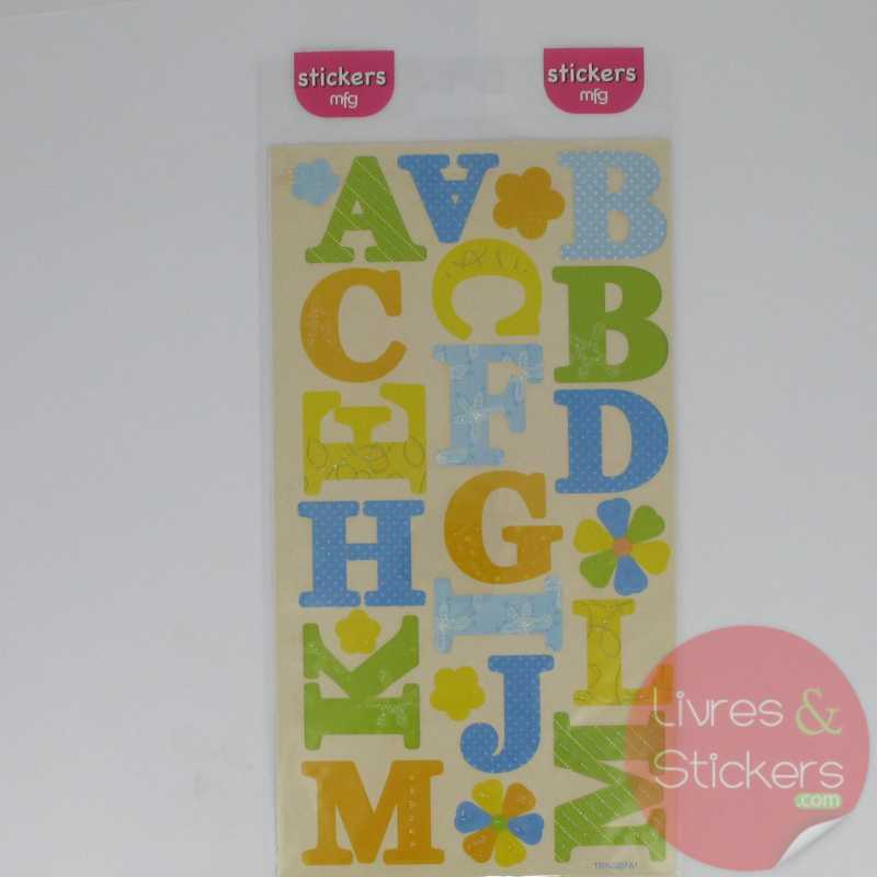 Stickers alphabet majuscule 2