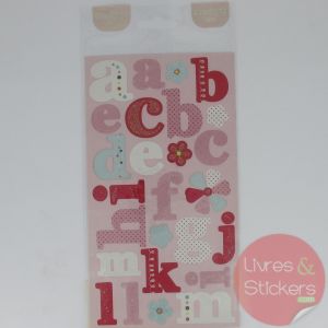 Stickers alphabet minuscule 3