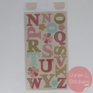 Stickers alphabet majuscule 4