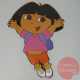 Stickers enfant mural DORA