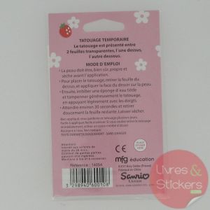 Tatouage Hello Kitty trotinette