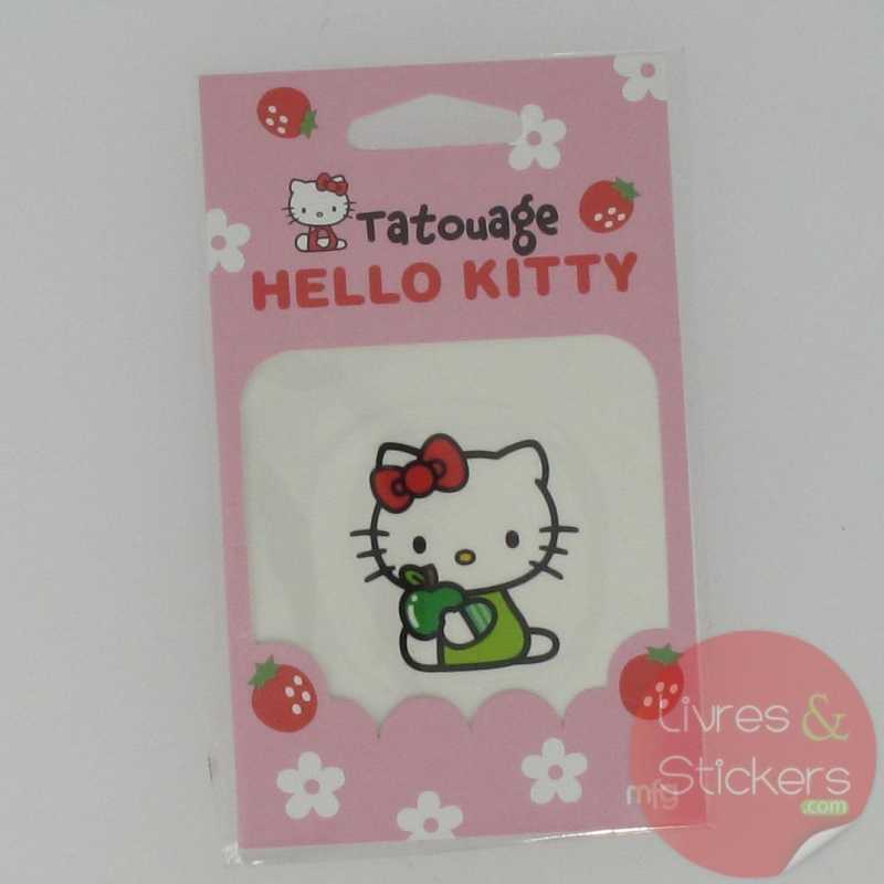 Tatouage Hello Kitty pomme