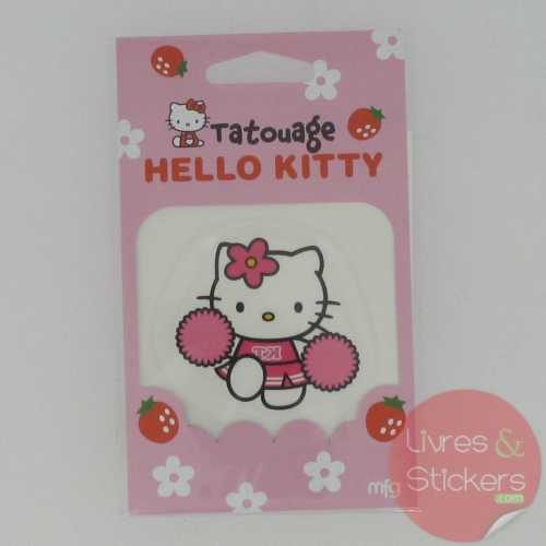 Tatouage Hello Kitty pom-pom girl