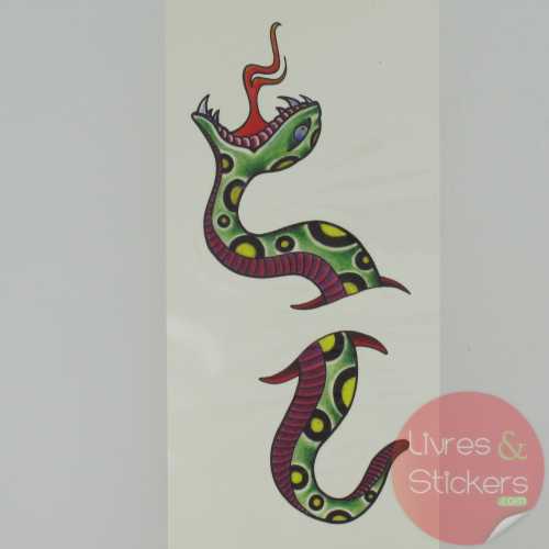 Tatouage tribals serpent