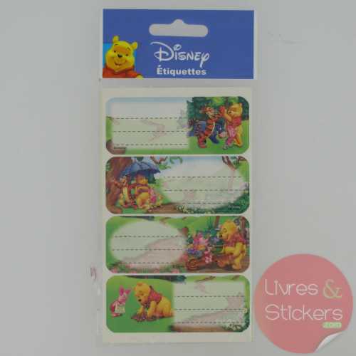 Etiquettes Disney Winnie l'Ourson 2/3