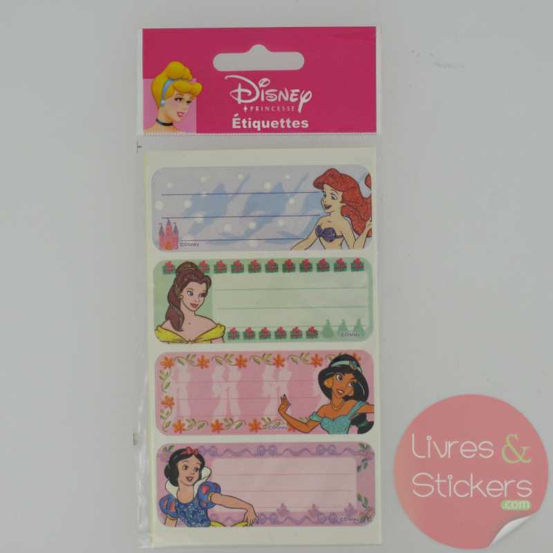 Etiquettes Disney Princesse 1/5