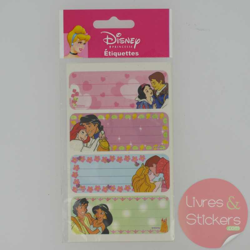 Etiquettes Disney Princesse 2/5