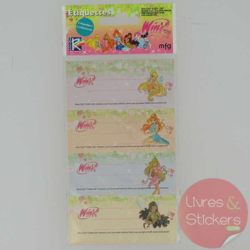 Etiquettes Winx Club 2/2