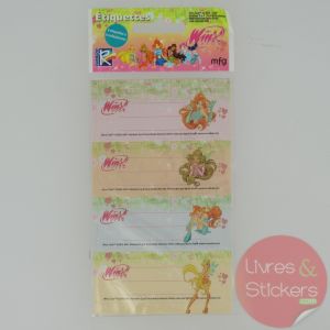 Etiquettes Winx Club 1/2