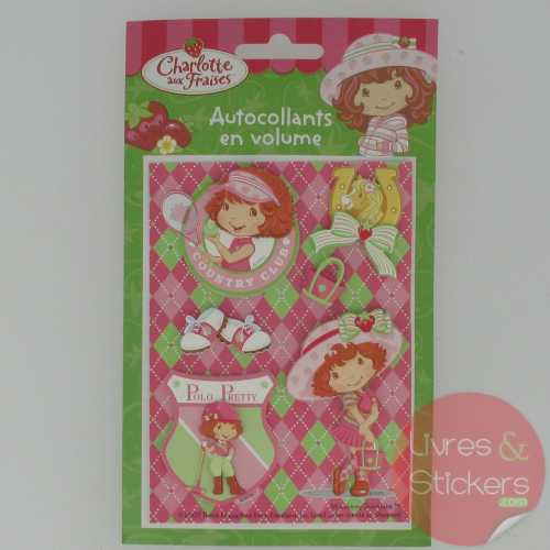 Charlotte aux fraise autocollants en volume 2/2