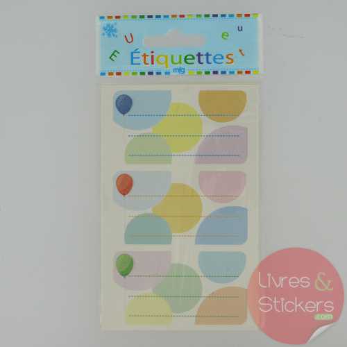 Etiquettes scolaires Mfg 19/20