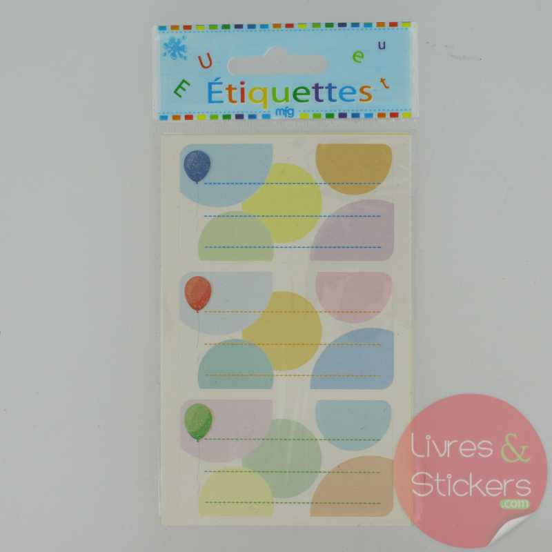 Etiquettes scolaires Mfg 19/20