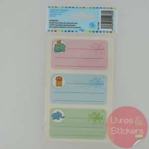 Etiquettes scolaires Mfg 20/20