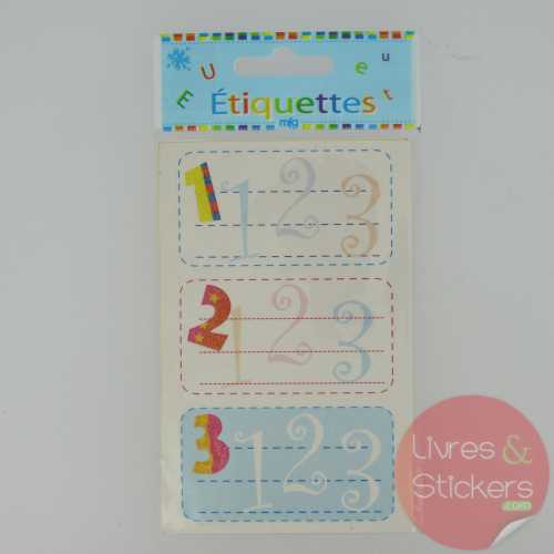 Etiquettes scolaires Mfg 17/20