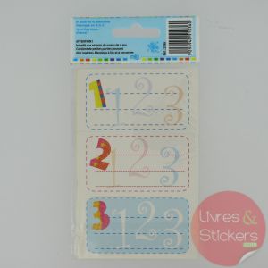 Etiquettes scolaires Mfg 17/20