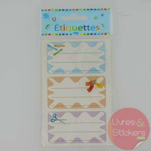 Etiquettes scolaires Mfg 11/20