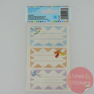 Etiquettes scolaires Mfg 11/20