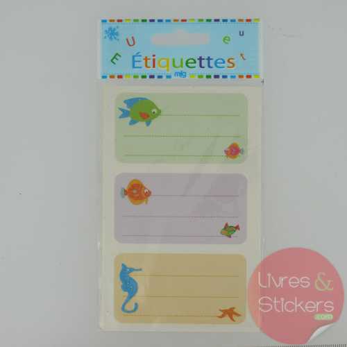 Etiquettes scolaires Mfg 9/20