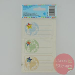 Etiquettes scolaires Mfg 7/20