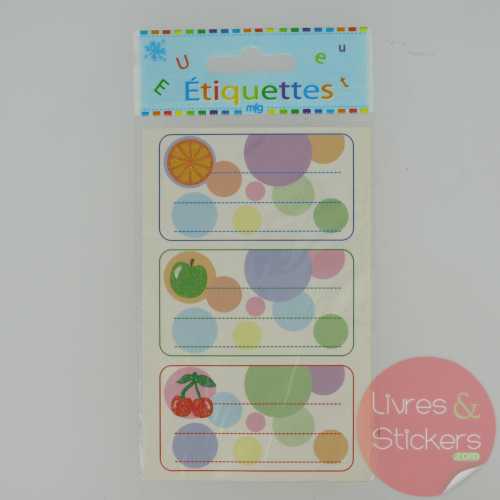 Etiquettes scolaires Mfg 5/20