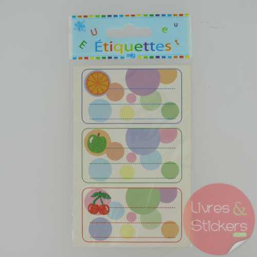 Etiquettes scolaires Mfg 5/20