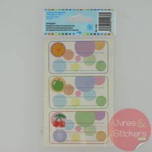 Etiquettes scolaires Mfg 5/20
