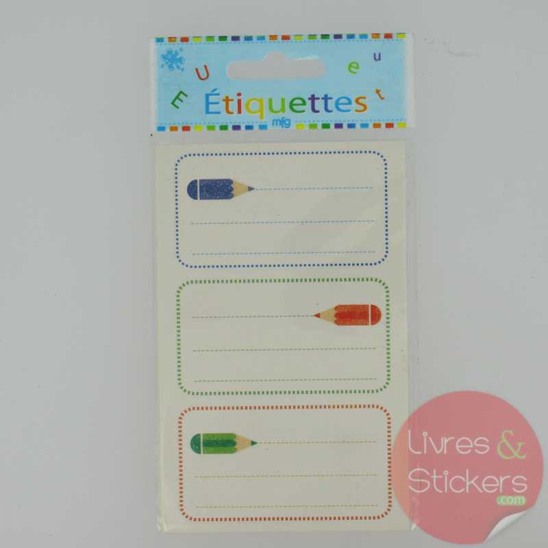 Etiquettes scolaires Mfg 4/20